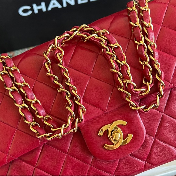 SOLD**Chanel Classic Vintage Medium Double Flap Bag - Picture 7 of 14